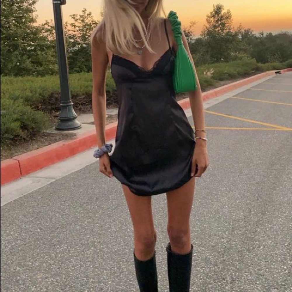 Princess Polly black mini dress